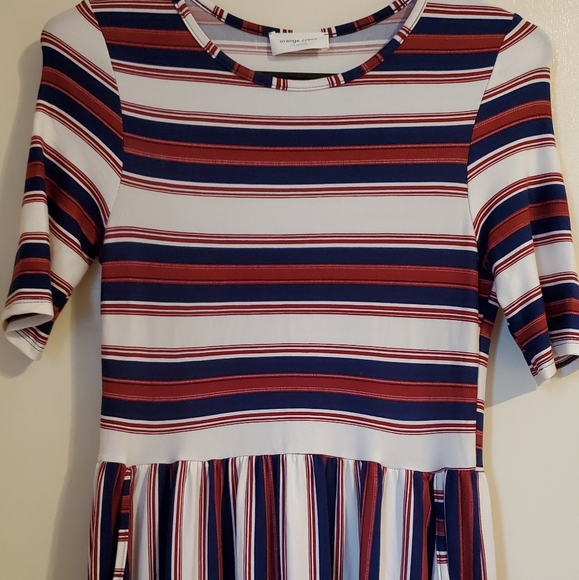 orange creek maxi dress